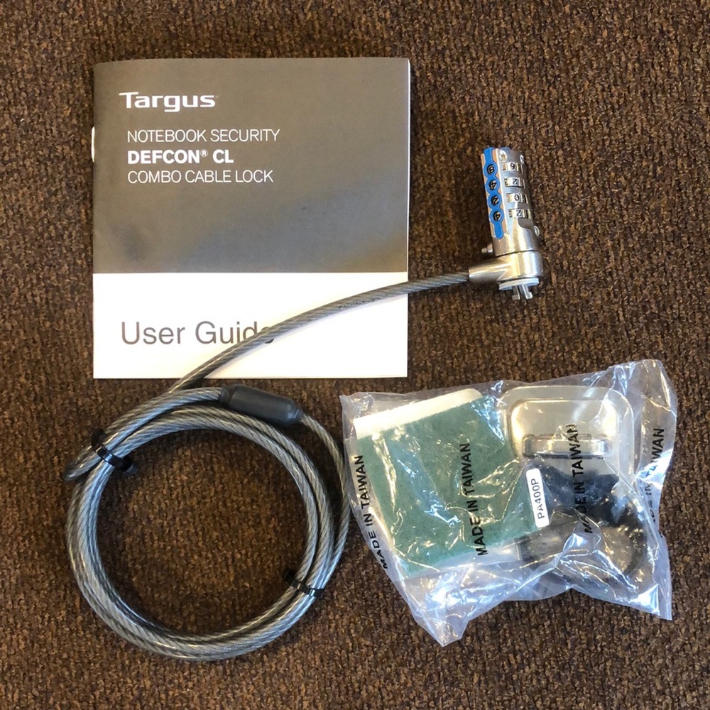 Tarsus DEFCON CL notebook security lock